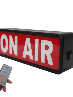 LED знак On Air с дистанционно управление, нов