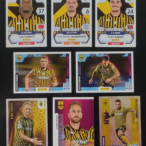 Panini Aris Football Player Stickers Superleague 2025-26 new