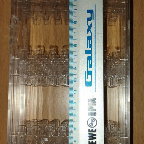 Jewelry box new transparent plastic with multiple earring holders