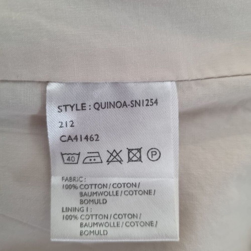 S'NOB de Noblesse women's minimal trench coat size 40 like new beige
