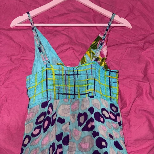 Summer maxi dress like new, multicolor, size S
