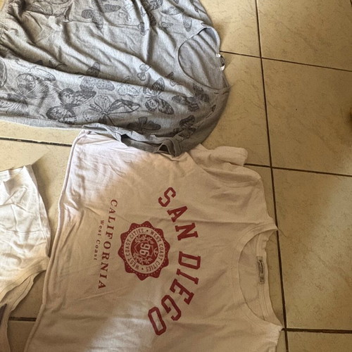 T-shirt set of 6 used, multicolor, various brands