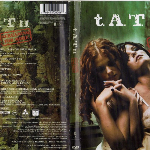 t.A.T.u Screaming For More DVD used, pop