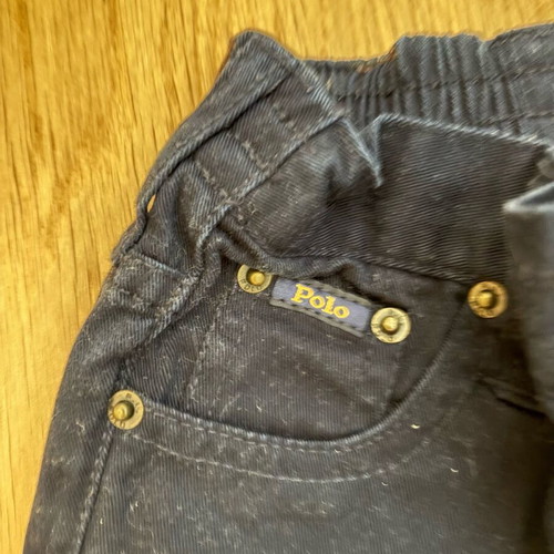 Ralph Lauren baby jeans in dark blue, size 3-6 months