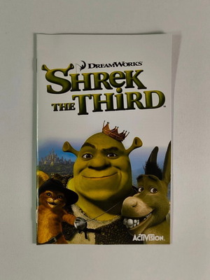 Shrek the Third PS2 manual used, English edition