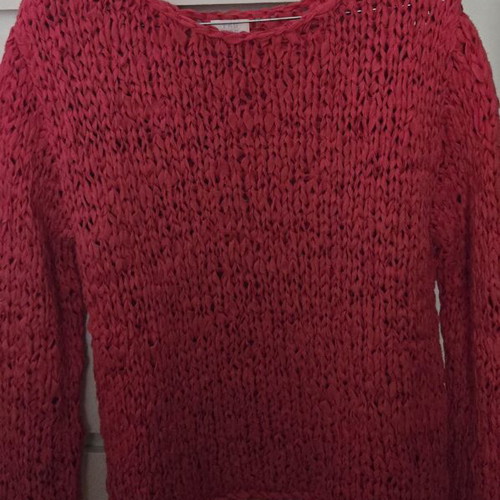 Knit Sweater coral color like new
