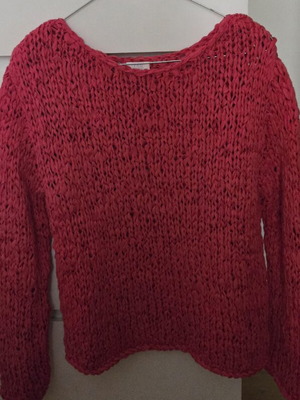 Knit Sweater coral color like new