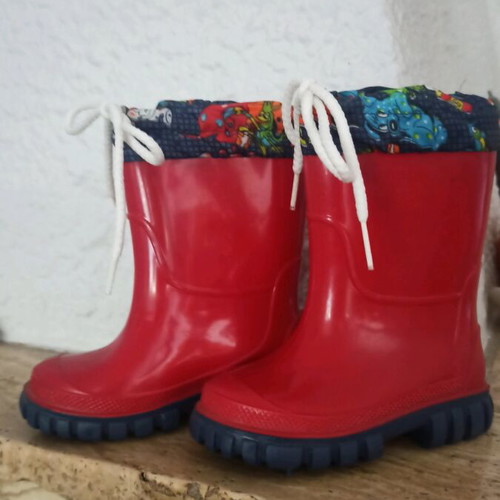 Parex children's rain boots size 22 new with laces