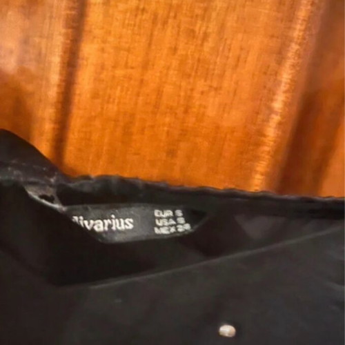 Lingerie with pearls Stradivarius like new, black, size S