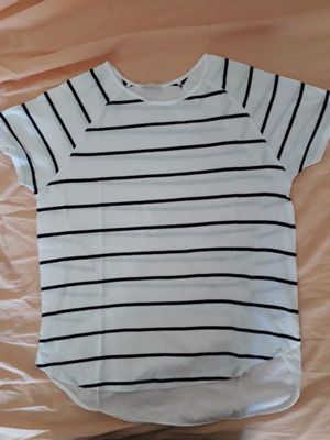 Black and white striped t-shirt