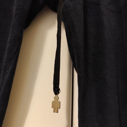 Mymoo small velour tracksuit used, black, size S