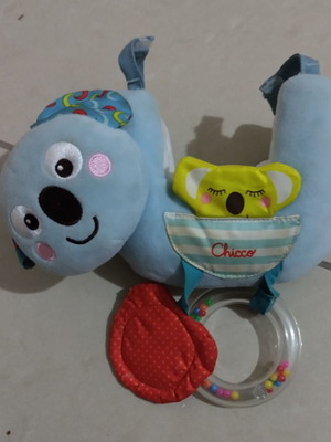 Chicco Koala Stroller Hanging Toy with Mirror like new, 6+ months