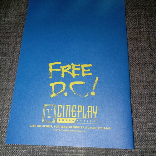 Free DC PC game used, 3.5" floppy disks, adventure