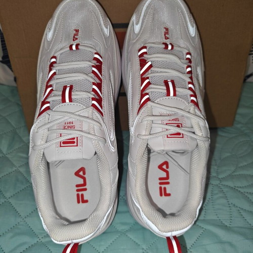 Fila Actix Retro athletic shoes new, in white and red