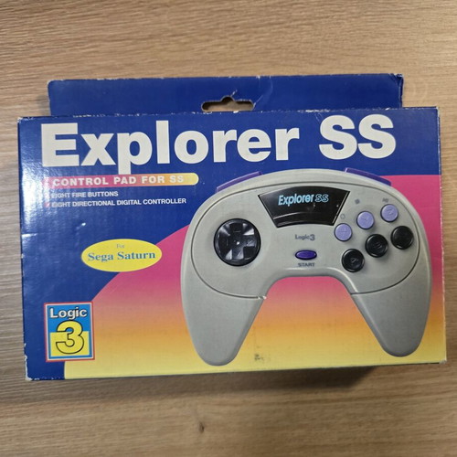Explorer SS Control Pad for Sega Saturn new, Logic 3