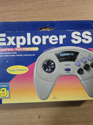 Explorer SS Control Pad for Sega Saturn new, Logic 3