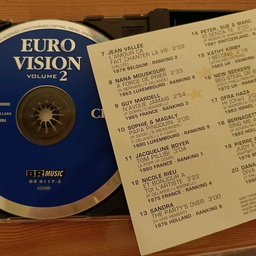 Eurovision Volume 2 2 CD like new