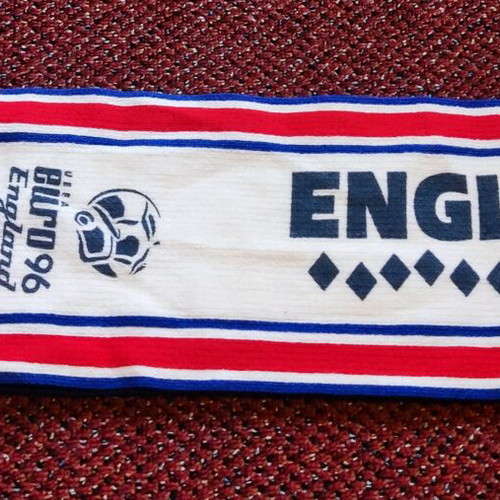 England National Team Euro 1996 Scarf collectible, like new, authentic