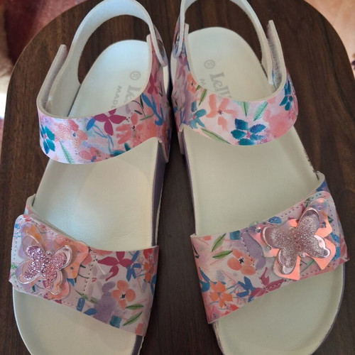 Lelli Kelly girls' sandals size 35 new with floral design