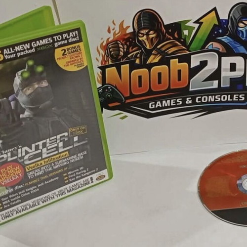 Tom Clancy’s Splinter Cell Xbox demo disc used with 6 games and bonus content