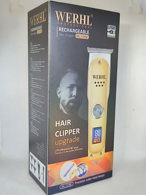 Werhl WL-11056 Professional Rechargeable Hair Clipper New
