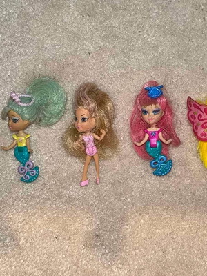 Κούκλες Barbie Peek A Boo Petites μεταχειρισμένες, πακέτο 5 τεμαχίων