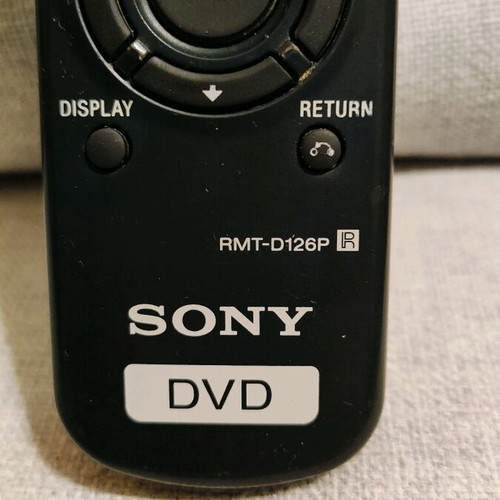 Sony RMT-D126P DVD remote control used