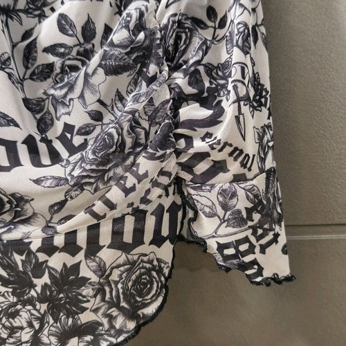 Mini black and white dress Primark like new, size L