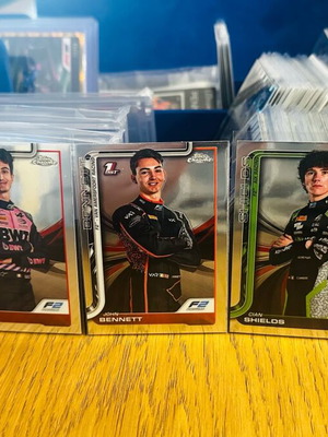Topps Chrome F1 2025 F2 Drivers Bundle like new