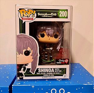 Funko Pop Animation Seraph of the End #200 Shinoa with Scythe GameStop exclusive
