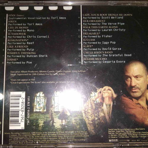 Great Expectations soundtrack CD used, 1997