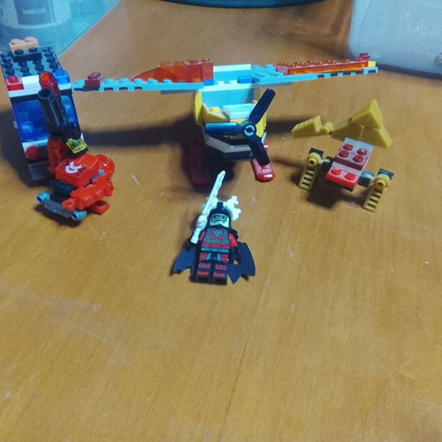 Lego Creator 3-in-1 plane, City vehicles and figures set