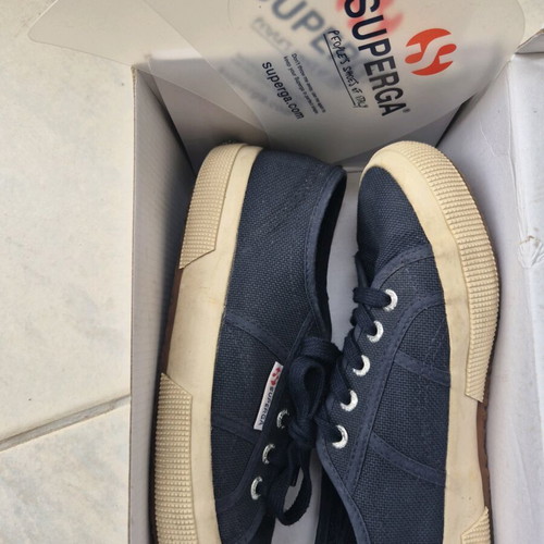 Superga 2750 Cotu Classic blue sneakers like new, size 38