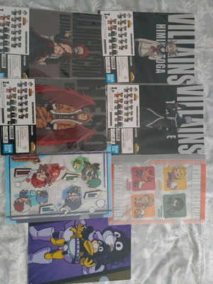 My Hero Academia clear files new, authentic Bandai set