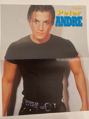 Peter Andre - Valantis Poster from magazine Katerina In good condition Price 4 Euros