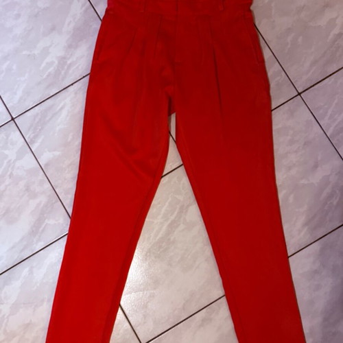 Toi&Moi high-waisted pants new, coral-pink, size S-M
