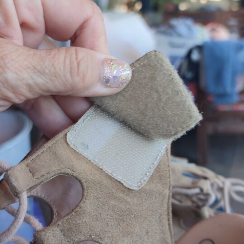 Gaimo women's platform espadrille size 38 used, beige