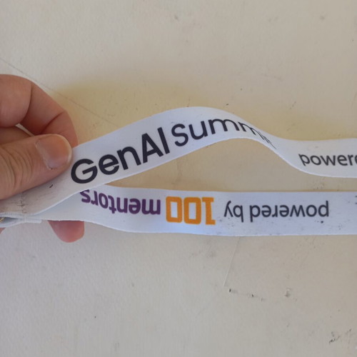 GenAIsummit Lanyard like new from conference
