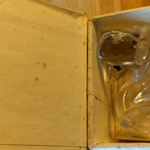 Crystal miniature figures very old, like new