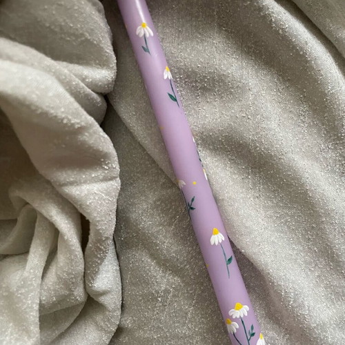 Handmade candle painted by hand new