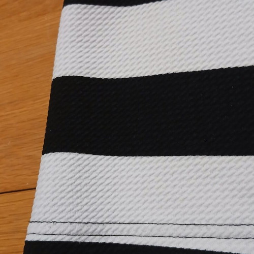 Paranoia Mini Skater Skirt like new, black and white stripes, size Small