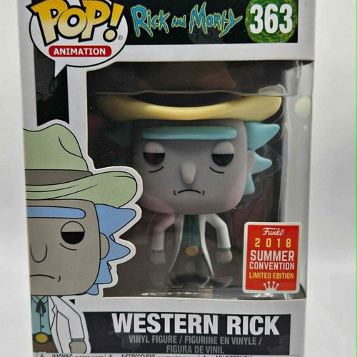 Funko Pop Western Rick SDCC Exclusive 2018 like new