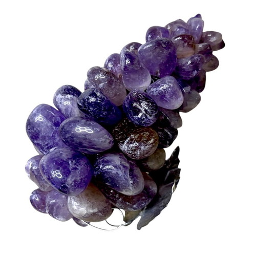 Amethyst Handmade Decorative Grape Cluster 510g