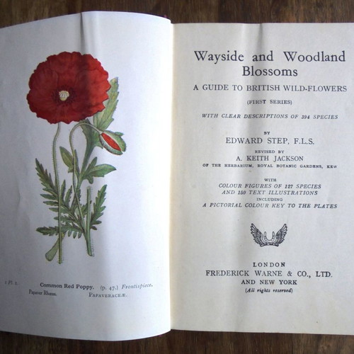 Edward Step Wayside & Woodland Blossoms Series I & II used