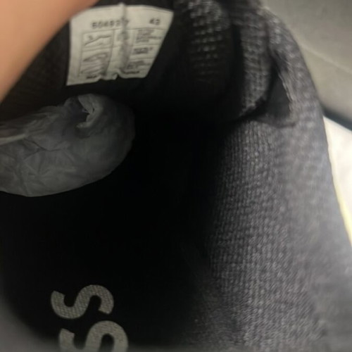 Hugo Boss men's black and white sneakers size 43