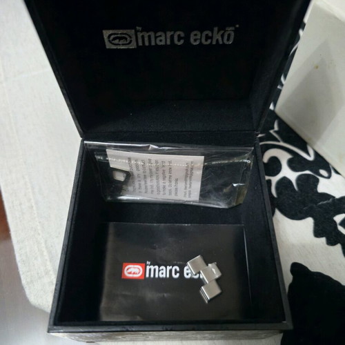 Ανδρικό ρολόι Marc Ecko μεταχειρισμένο με μπρασελέ ασημί και χρυσό