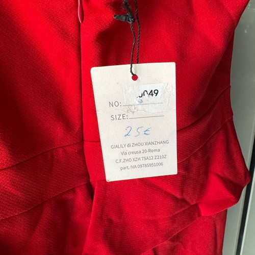 Evening dress new, red, size XL