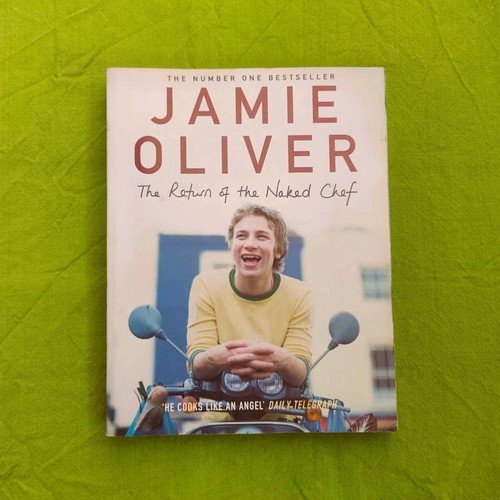 Jamie Oliver cook books used, set of 3 volumes