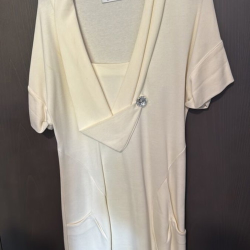 Derpouli dress beige like new XXL 44 16