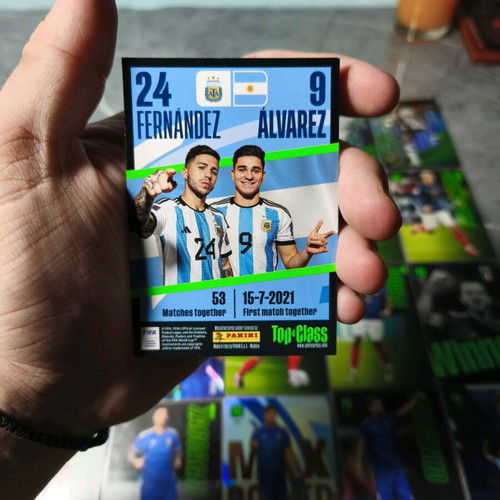 Μόνες κάρτες TC Panini Top class μεταχειρισμένες, πακέτο 50